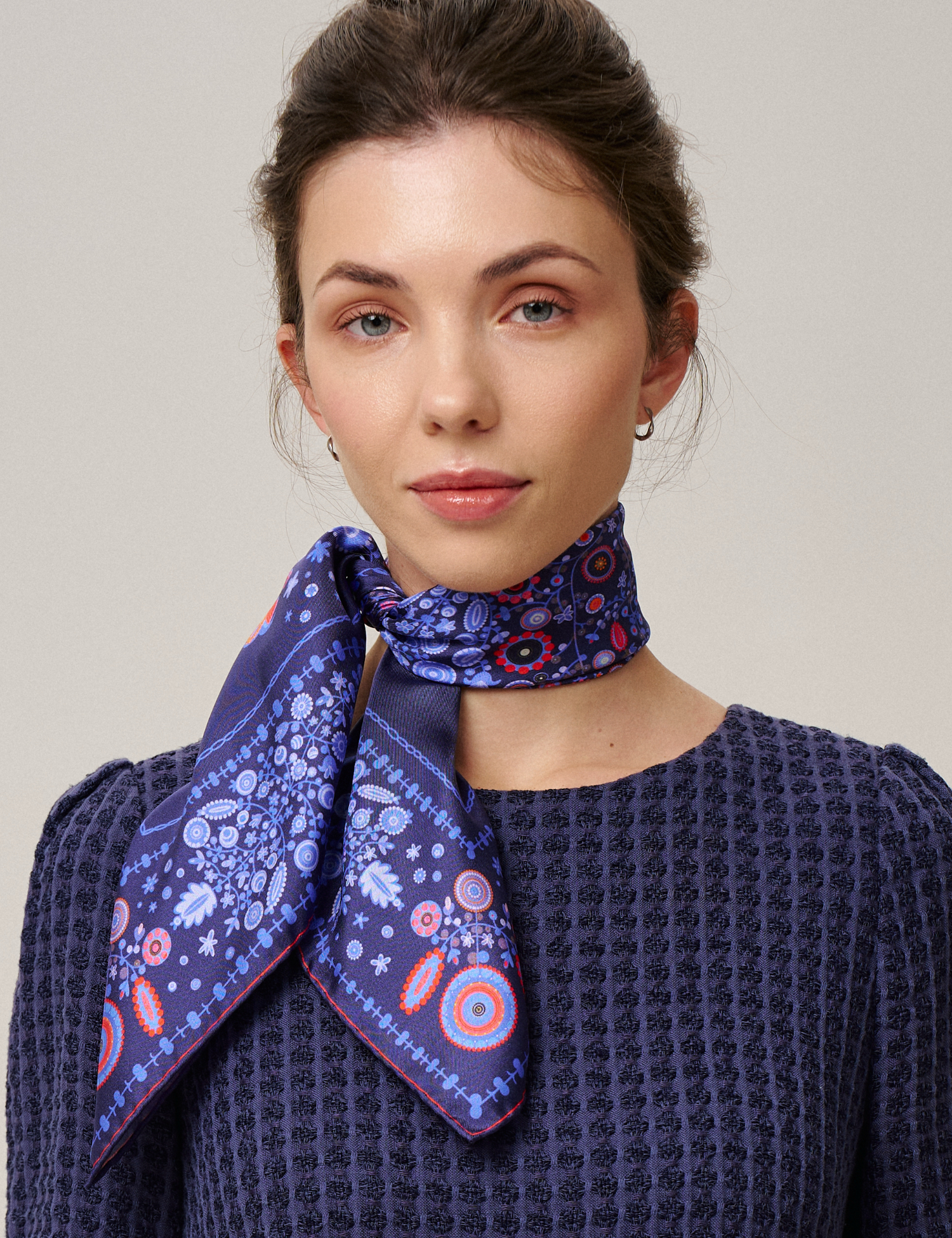 Картинка Шовкова хустина «Слобожанщина. Безкрає небо»